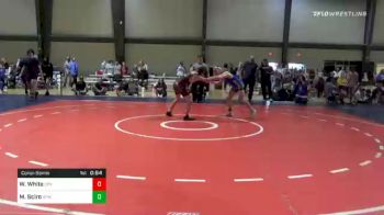 120 lbs Consolation - William White, Complex Training Center vs Maxwell Sciro, South Forsyth War Wrestling