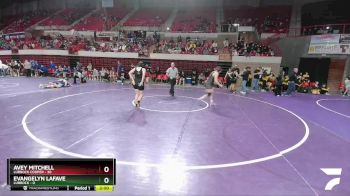 185 lbs Round 1 (16 Team) - Avey Mitchell, Lubbock Cooper vs Evangelyn LaFave, Lubbock