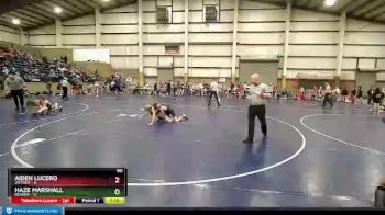 90 lbs Finals (2 Team) - Aiden Lucero, Victory vs Haze Marshall, Beaver