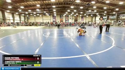 105 lbs Rd# 6- 9:00am Saturday Final Pool - Christian Wirts, Maryland Gold vs Aizak Fetters, Aggression Legionaries