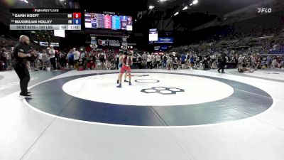 100 lbs Cons. Rd Of 16 - Gavin Hoeft, MN vs Maximilian Holley, OH