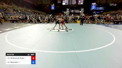 138 lbs Rnd Of 32 - Samson McKissick Staley, NY vs Gavin Weichelt, CO