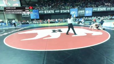 Boys 1A 190 lbs Cons. Round 2 - James Allan, Naches Valley vs Donavyn Kalakosky, Elma