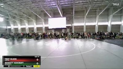 120 JV Champ. Round 2 - Troy Olson, Lehi JV vs Bennett Ashcroft, Olympus V