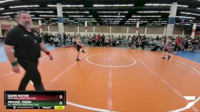 88 lbs Cons. Round 3 - Michael Dixon, All American Wrestling Club vs Gavin Mathis, Wolf Pack Wrestling Club