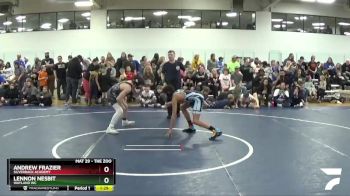 105 lbs Quarterfinal - Andrew Frazier, Silverback Academy vs Lennon Nesbit, Wayland WC