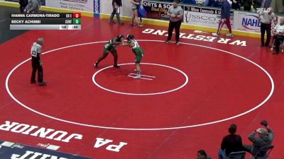 182 lbs Consi Of 8 #2 - Ivanna Carmona-Tirado, CD East vs Becky Achimbi, Central Dauphin