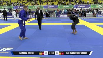 Kaike Vasconcellos Francisco vs Kauã Meira Pacheco 2025 Brasileiro Jiu-Jitsu IBJJF