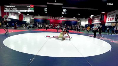 126 lbs 1st Place Match - Elias Flores, Northview vs David Golz, Trabuco Hills