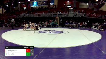 195 lbs Round 3 (8 Team) - Justyce Hostetler, Grand Island vs Luke Franklin, Smith Center