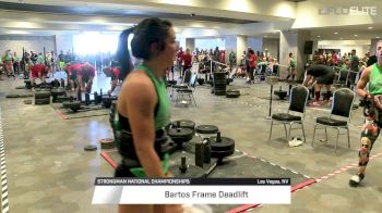 2017 Strongman Nationals Middleweight Women’s Frame Deadlift