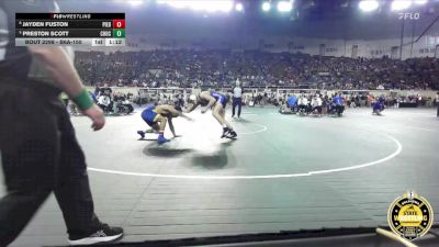 B6A-150 lbs Cons. Round 1 - Jayden Fuston, Piedmont vs Preston Scott, Choctaw