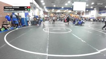 215 lbs Champ. Round 3 - Kaden Cryer, Moreno Valley vs Matthew Olivarez, La Mirada