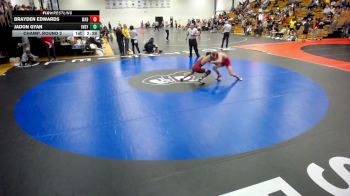 125 lbs Champ. Round 2 - Brayden Edwards, Wabash vs Jadon Gyan, Indianapolis
