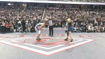 4A 150 lbs 1st Place Match - Tucker Massie, Washington High School vs Bentley Sly, Stuart W. Cramer High School
