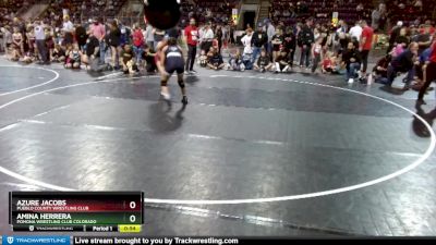 103-110 lbs Champ. Round 1 - Amina Herrera, Pomona Wrestling Club Colorado vs Azure Jacobs, Pueblo County Wrestling Club