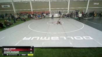 84 lbs Quarterfinal - Kayson Shamhart, Klamath Basin Warriors WC vs Ronan Yocom, Northside WC
