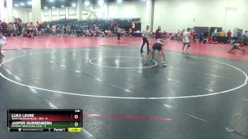 126 lbs Round 6 (16 Team) - Luka Lehre, Team Michigan Blue - DEV vs Jasper Nurrenbern, Intense Wrestling Club