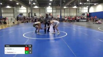 120 lbs Rr Rnd 3 - Joey Cecala, The Nook vs Tyler Kaahanui, Aniciete Training Club