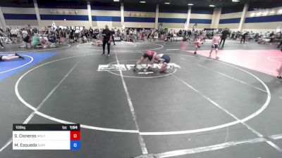 109 kg Semifinal - Sebastian Cisneros, Wolfden vs Matthew Esqueda, Surfside RTC