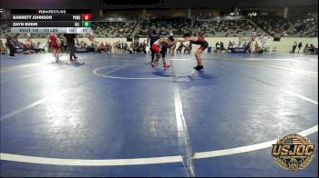 120 lbs Consolation - Barrett Johnson, Pauls Valley Wrestling Club vs Zayn Budri, All American Wrestling