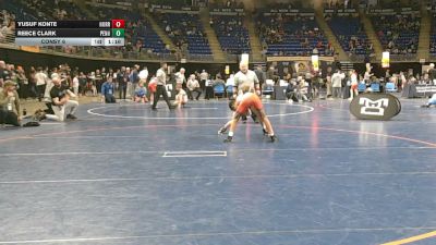 103 lbs Consy 6 - Yusuf Konte, Norristown vs Reece Clark, Penn Trafford