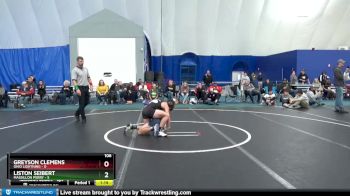 106 lbs Round 7 (8 Team) - Liston Seibert, Massillon Perry vs Greyson Clemens, Ohio Lightning