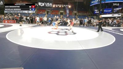 144 lbs Cons. Sub-rd Of 32 - Jack Bridenstine, MN vs Nicholas Berrena, PA