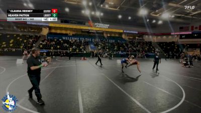 140 lbs Quarterfinal - Claudia Heeney, Lockport (Twp.) vs Heaven Patton, Liberty