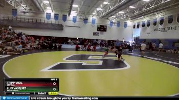 126 lbs Cons. Round 2 - Luis Vasquez, Kelly Walsh vs Tripp Vigil, Central