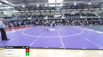 285 lbs Semifinal - Colton Perkins, Spaulding-VT vs Matt Weiner, Shelton