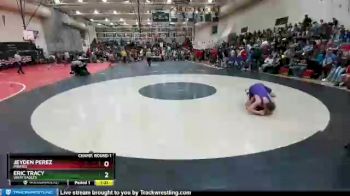 152 Boys Champ. Round 1 - Eric Tracy, Wray Eagles vs Jeyden Perez, Pirates