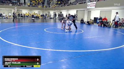 93 lbs Quarterfinals (8 Team) - Grant Mueller, LCWM vs Evan Boesch, Centennial