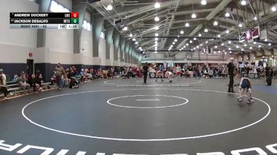 92 lbs Champ. Round 2 - Andrew Dockery, Legacy Wrestling Club vs Jackson DeSalvo, Baton Rouge Training Center