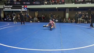 120 lbs Cons. Quarters - Evan Becker, Team PA vs Shay Fitz, Team PA