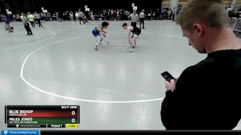 150 lbs Cons. Round 4 - Blue Bishop, Wrestling Inc vs Miles Jones, 512 Outlaw Wrestling