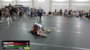 70 lbs Round 3 (6 Team) - Marlo Tatum, Ohio Heros vs Avery Rhodes, BadBass