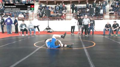 105_B lbs Consi Of 16 #2 - Nolan Burke, Lower Moreland vs Landon Canchola, Maplewood