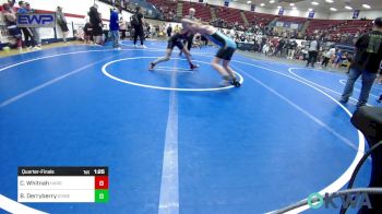 88-92 lbs Quarterfinal - Cam Whitnah, Harrah Little League Wrestling vs Blaine Derryberry, Division Bell Wrestling