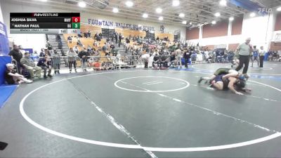 165 lbs Cons. Round 5 - Nathan Paul, Bakersfield Christian vs Joshua Silva, Mayfair