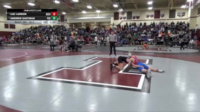 JV-3 lbs 1st Place Match - Luc Larson, Decorah vs Andrew Eastman, Prairie, Cedar Rapids