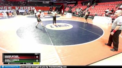 2A 215 lbs Cons. Round 2 - Xavier Bitner, Burbank (St. Laurence) vs Gable Carrick, Sycamore (H.S.)