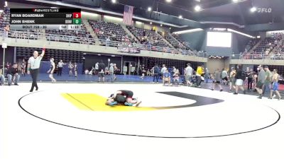 85 lbs Round Of 16 - Ryan Boardman, Shippensburg vs John Shenk, Denver
