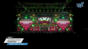 California Storm - Shadow [2023 L1 Junior - D2 - Small - A] 2023 Spirit Sports Palm Springs Grand Nationals