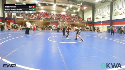 131-HWT lbs Rr Rnd 3 - Jose Flores, Raw Wrestling Club vs Hudsyn Goodnight, Coweta Tiger Wrestling