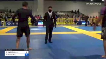 SHAWN BARKDULL vs PATRICK BECKER 2021 American National IBJJF Jiu-Jitsu Championship