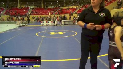 63 lbs Quarterfinal - Bennett Dawson, OK vs John Visaggio, NM