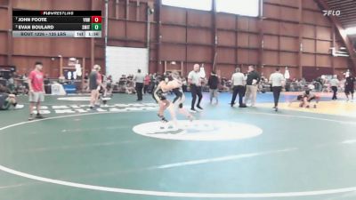 135 lbs Quarterfinal - John Foote, Vhw vs Evan Boulard, Smitty's Barn