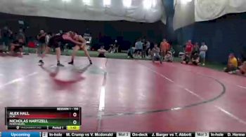 155 lbs Champ. Round 1 - Nicholas Hartzell, Perrysburg vs Alex Hall, NLW