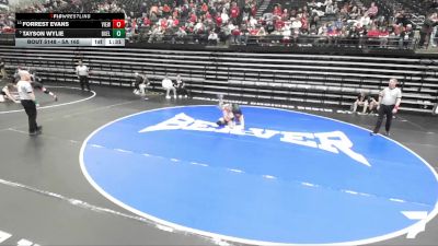 5A 165 lbs Quarterfinal - Tayson Wylie, Box Elder vs Forrest Evans, Viewmont